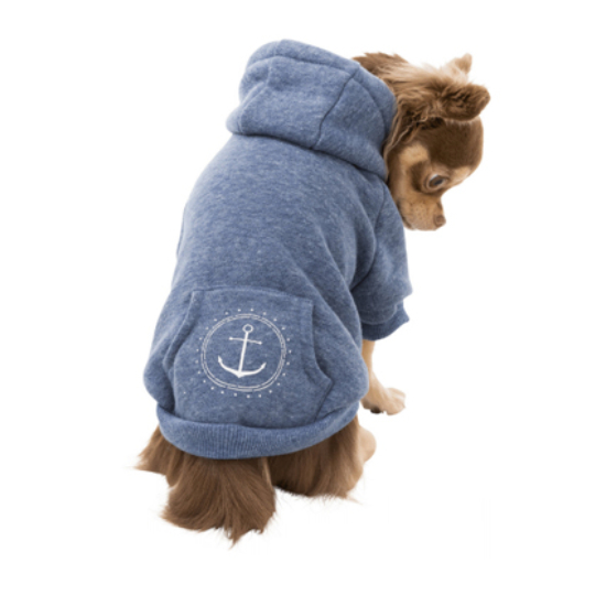 Trixie BE NORDIC Hoodie kapucnis pulóver kutyák részére, kék - XS 30cm