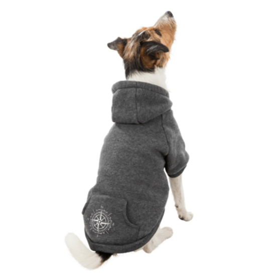 Trixie BE NORDIC Hoodie kapucnis pulóver kutyáknak, szürke - M 55cm
