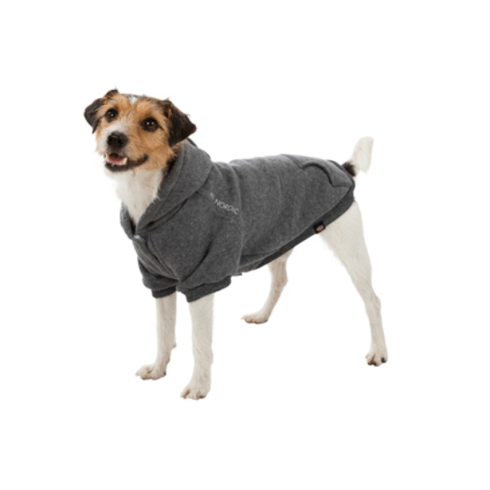 Trixie BE NORDIC Hoodie kapucnis pulóver kutyáknak, szürke - M 50cm