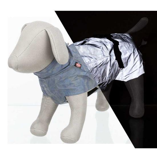 Trixie Dog Raincoat Lunas esőkabát - kék, ezüst M 45cm