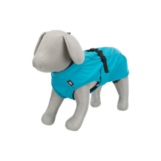 Trixie Dog Raincoat Vimy kutya esőkabát türkiz kék - L 55cm