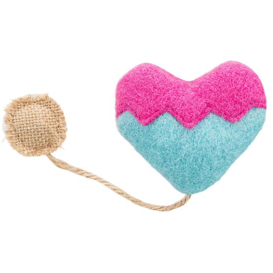 Trixie Hearth Toy zörgő fóliával, plüss szív - 8cm