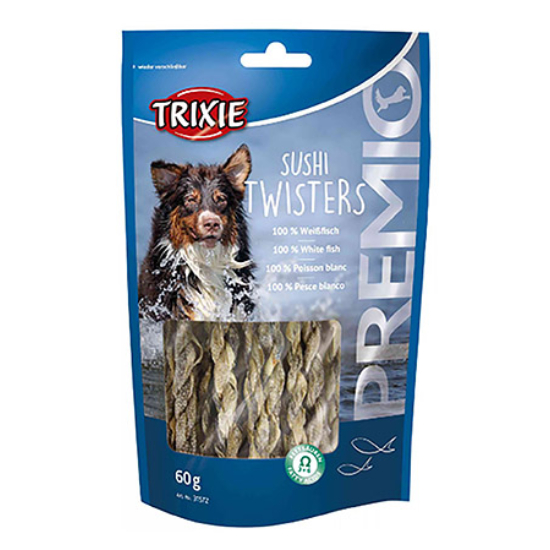 Trixie Premio Sushu Twisters Hipoallergén Jutalomfalat kutyáknak - 60gr