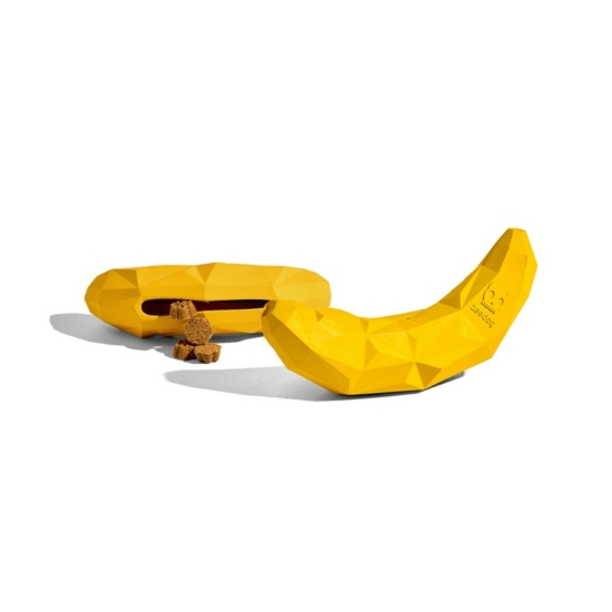 ZEE.DOG Super Fruitz Banana gumijáték - 14cm
