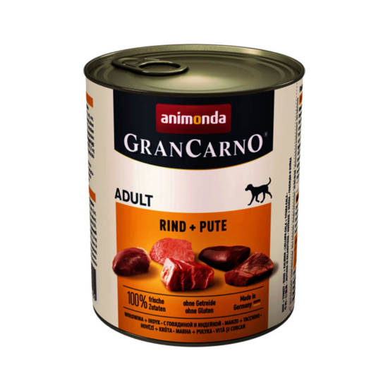 Animonda GranCarno Adult Beef and Turkey - marha, pulyka - 800g