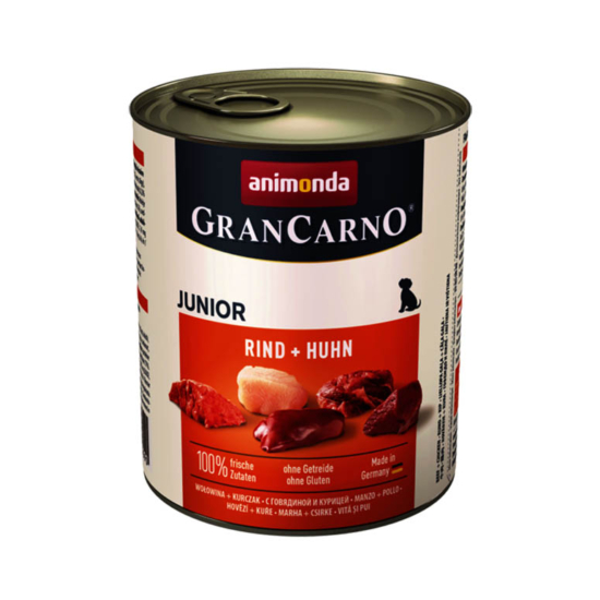Animonda GranCarno Junior Beef and Chicken - marha, csirke - 800g