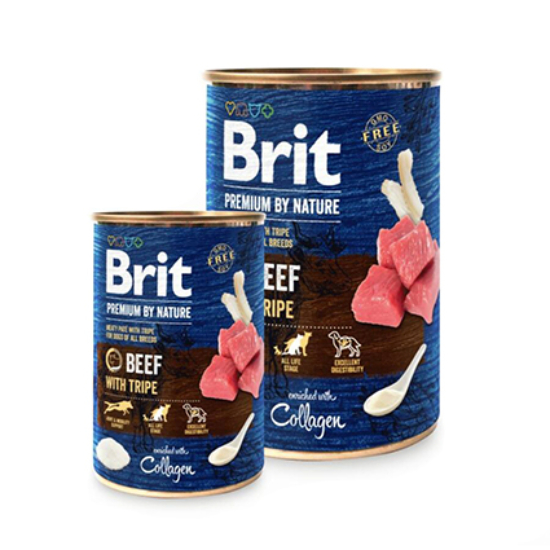 BRIT Premium Beef with Tripe Adult felnőtt kutyáknak, marha - 800gr