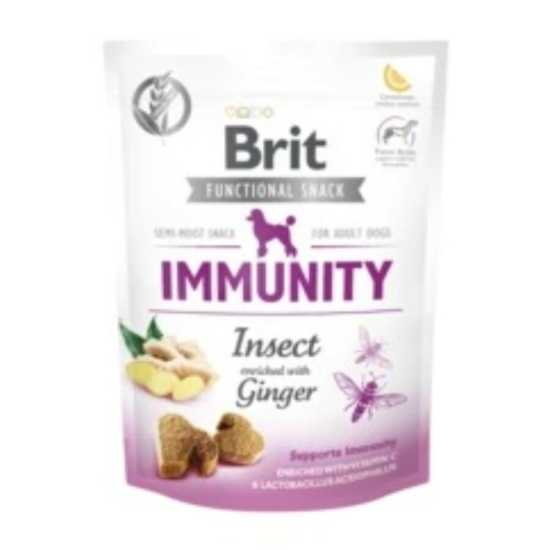 Brit Care Dog Functional Snack Immunity Insect jutalomfalat kutyáknak - 150g