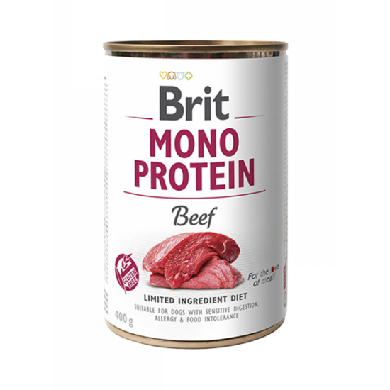 BRIT Mono Protein Beef Adult felnőtt kutyáknak, marha - 400gr