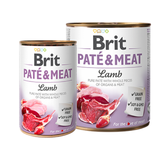 BRIT Paté &amp; Meat Lamb Adult felnőtt kutyáknak, bárány - 400gr