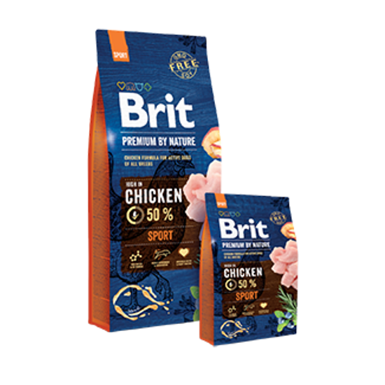 Teljes értékű eledel Brit Premium Sport felnőtt aktív kutyának 15kg