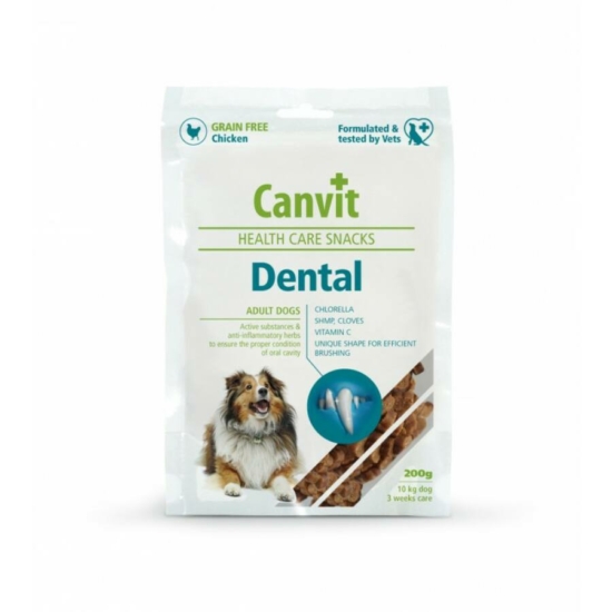 Canvit Health Snack Dental Adult Dog Chicken - csirke - 200g