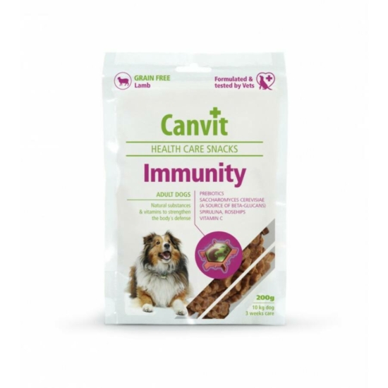 Canvit Health Snack Immunity Adult Dog Lamb - bárány - 200g