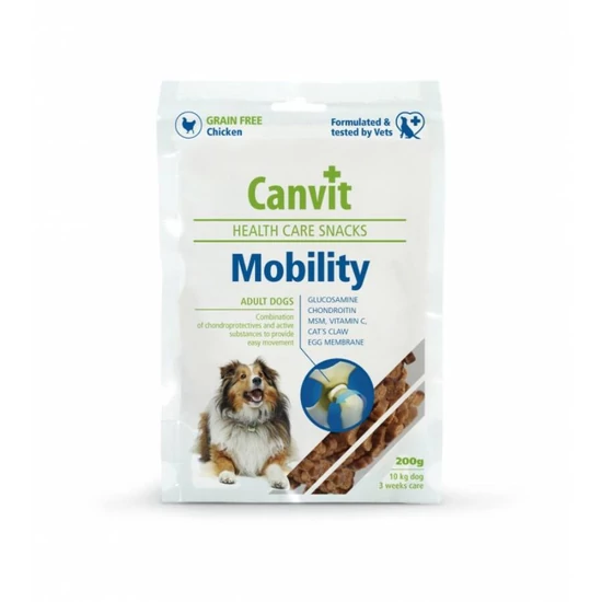 Canvit Health Snack Mobility Adult, Senior Dog Chicken - csirke - 200g