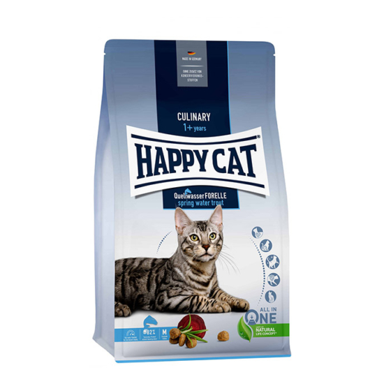 Happy Cat Culinary Quellwasser Forelle felnőtt száraz macskatáp - pisztráng - 1.3kg