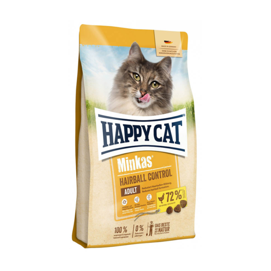 Happy Cat Minkas Hairball Controll felnőtt száraz macskatáp - 10kg