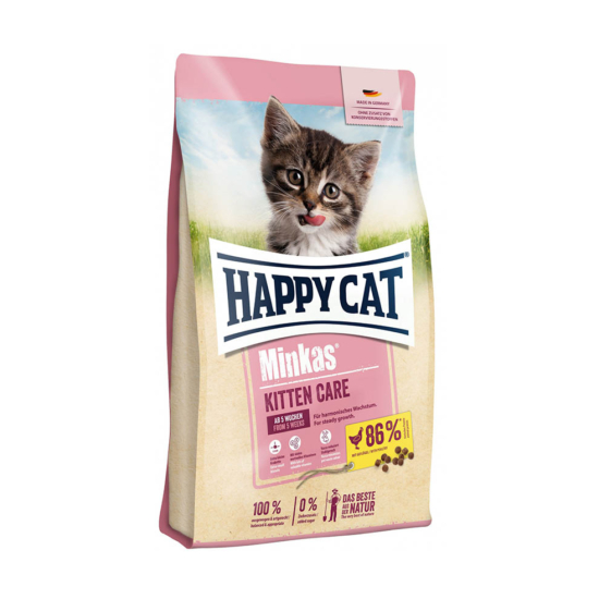 Happy Cat Minkas Kitten Care kölyök száraz macskatáp - baromfi - 10kg