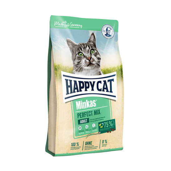 Happy Cat Minkas Perfect Mix felnőtt száraz macskatáp - 10kg