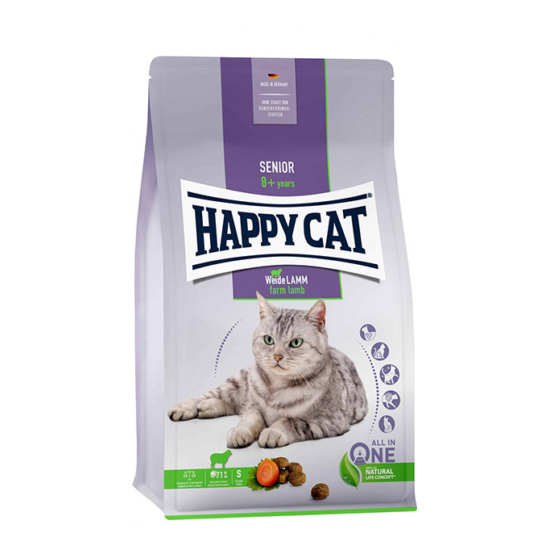 Happy Cat Senior Weide Lamm idős száraz macskatáp - bárány - 1.3kg