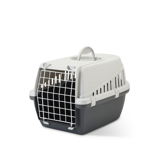 Savic Trotter 2 Pet Carrier szállítóbox kutyáknak, macskáknak - szürke 56x37.5x33cm