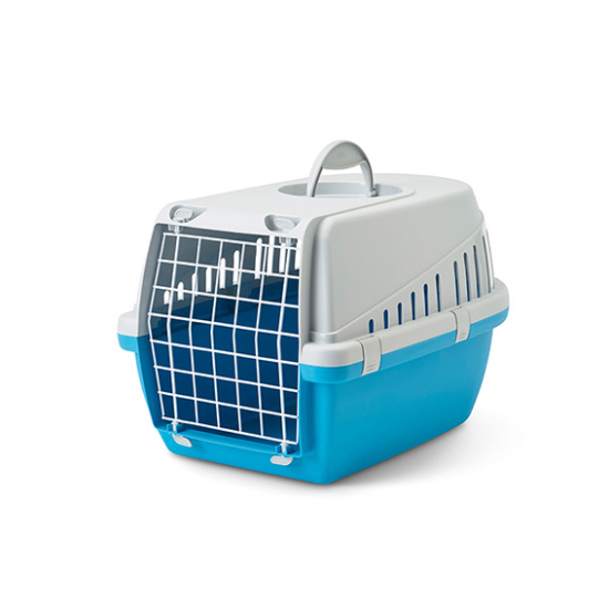 Savic Trotter 2 Pet Carrier szállítóbox kutyáknak, macskáknak - kék 56x37.5x33cm