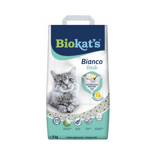 Biokat's Bianco Fresh Alom macskáknak - 5kg
