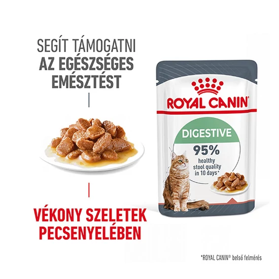 ROYAL CANIN Wet Digestive Gravy - felnőtt nedves macskatáp - 12x85g