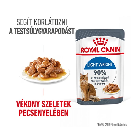 ROYAL CANIN Wet Light Weight Gravy - felnőtt nedves macskatáp - 12x85g