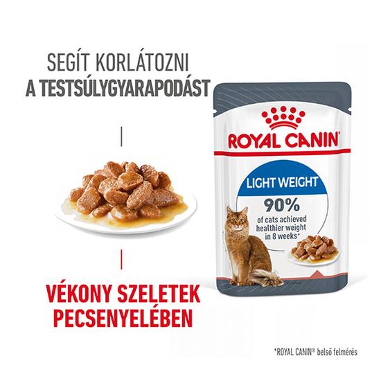 ROYAL CANIN Wet Light Weight Gravy - felnőtt nedves macskatáp - 12x85g