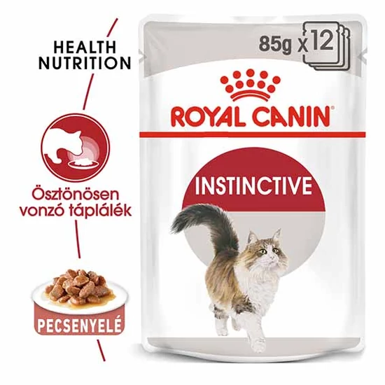 ROYAL CANIN Wet Instinctive Gravy - felnőtt nedves macskatáp - 12x85g