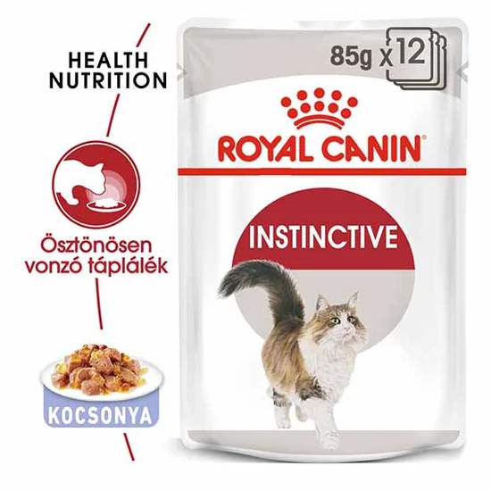ROYAL CANIN Wet Instinctive Jelly - felnőtt nedves macskatáp - 12x85g