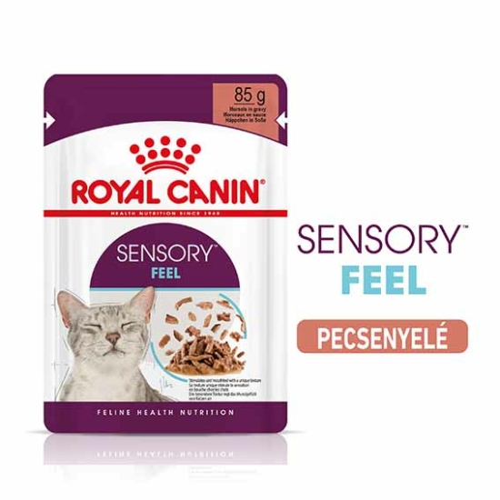 ROYAL CANIN Wet Sensory Feel Gravy - felnőtt nedves macskatáp - 12x85g