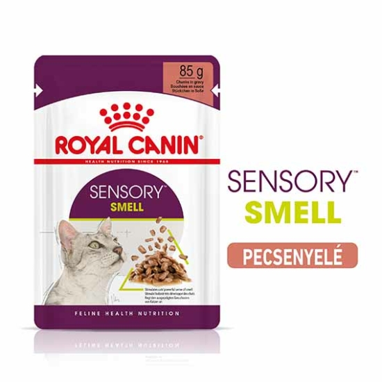 ROYAL CANIN Wet Sensory Smell Gravy - felnőtt nedves macskatáp - 12x85g