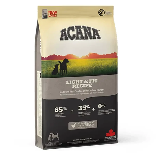 ACANA Heritage Light Fit prémium kutyatáp baromfi