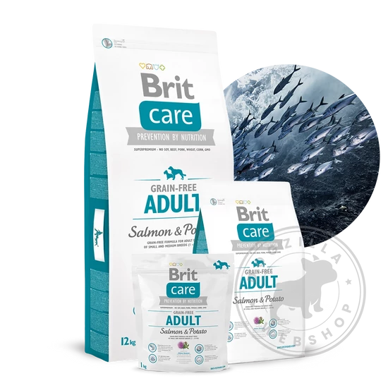 Brit Care Grain-free Adult Salmon-Potato - többféle kiszerelés