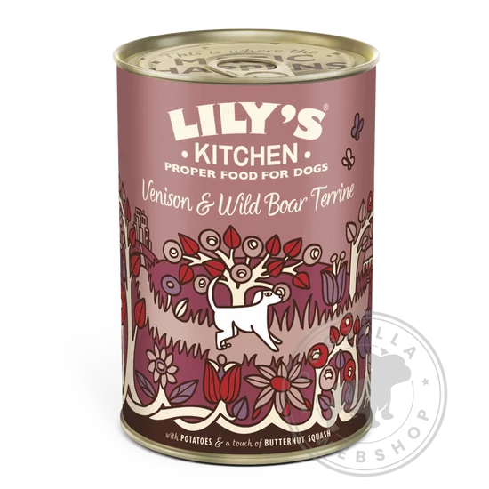 Lily's Kitchen Venison and Wild Boar Terrine nedveseledel kutyáknak - vadhús - 400g