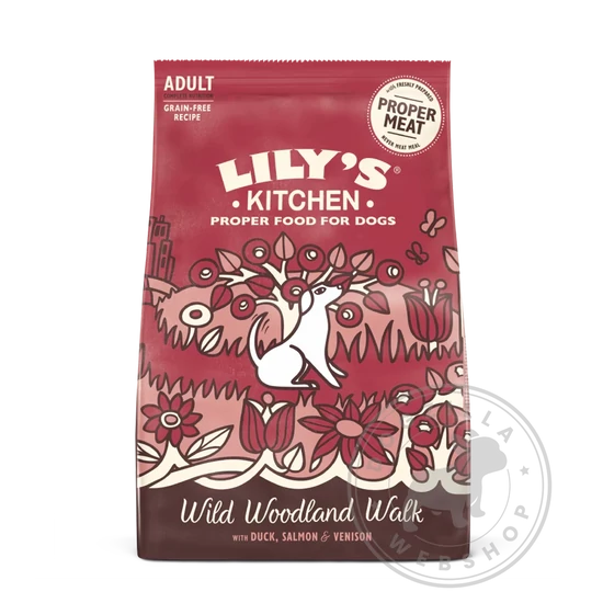 LILY'S KITCHEN Wild Woodland Walk - kacsa, vad és lazac - többféle kiszerelés