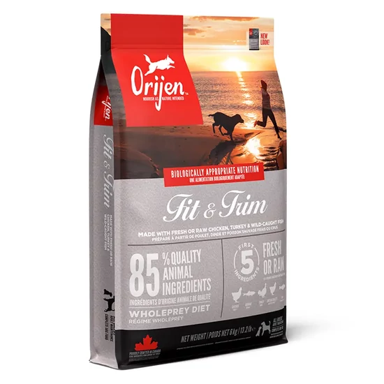 ORIJEN Fit &amp; Trim gabonamentes kutyatáp