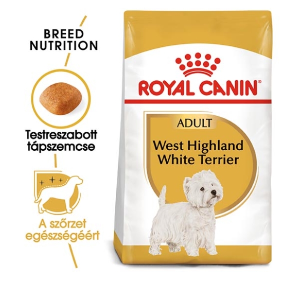 ROYAL CANIN WEST HIGHLAND WHITE TERRIER ADULT - felnőtt száraz kutyatáp - 1.5kg