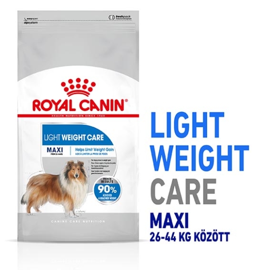 ROYAL CANIN Maxi Light Weight Care Adult - nagytestű felnőtt és idősödő száraz kutyatáp - 12kg