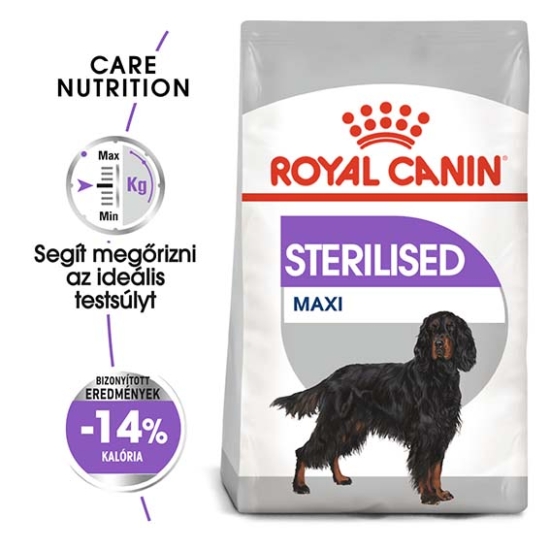 ROYAL CANIN Maxi Sterilised Adult - nagytestű felnőtt és idősödő száraz kutyatáp - 12kg