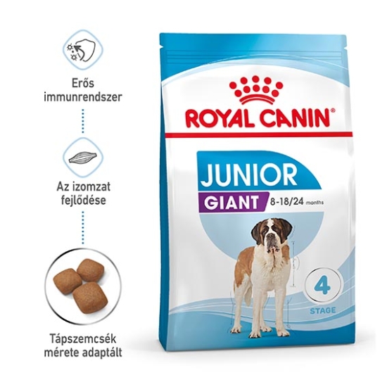 ROYAL CANIN GIANT JUNIOR - kölyök száraz kutyatáp - 15kg