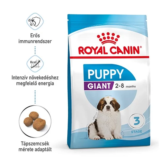 ROYAL CANIN GIANT PUPPY - kölyök száraz kutyatáp - 3.5kg