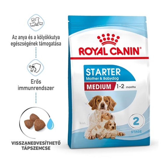 ROYAL CANIN MEDIUM STARTER Mother and Babydog - száraz kutyatáp - 15kg