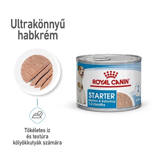 ROYAL CANIN STARTER MOUSSE Mother and Babydog nedves kutyatáp - 12 x 195g