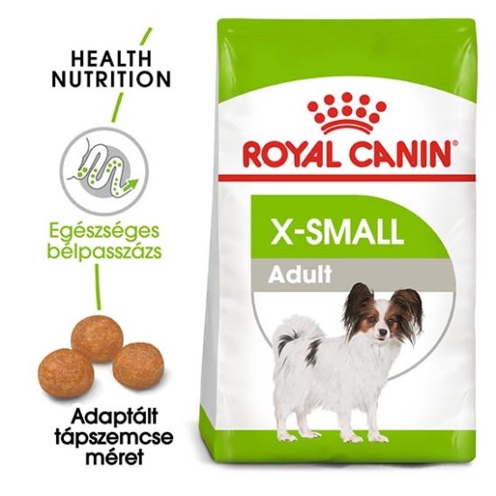ROYAL CANIN X-SMALL ADULT - felnőtt száraz kutyatáp - 3kg