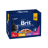 Brit Premium Cat Pouches Family Plate - felnőtt nedves macskatáp - 12x100g