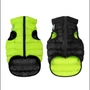 Kép 4/7 - AiryVest kétoldalas kifordítható kutyaruha - black/green S40