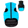 Kép 4/5 - AiryVest kétoldalas kifordítható kutyaruha - black/blue S35
