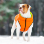 Kép 6/10 - AiryVest kétoldalas kifordítható kutyaruha - orange/lightgreen S30